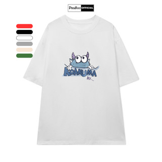 Áo Thun Nữ, Áo Phông Unisex By PEABOO Mã TN Koakuma Chất Cotton Thoáng Mát Form Rộng Tay Lỡ Cho Nam Nữ