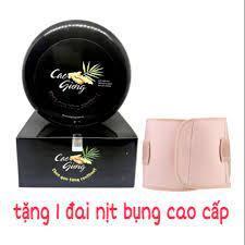 Cao Gừng - Giảm Mỡ Sau Sinh Thiên Nhiên Việt + KÈM TẶNG ĐAI NỊT BỤNG