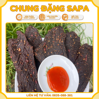 Thịt trâu gác bếp loại vip 🔥 cao cấp 🔥gói ăn thử 100gr - món ăn đặc sản tây bắc kèm chẩm chéo