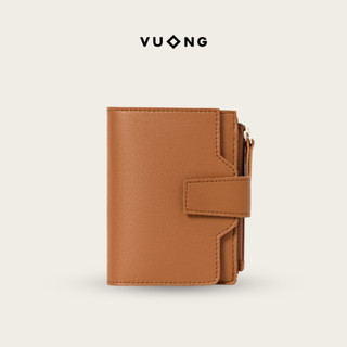Ví ngắn Vuông Shop®️ Dalia dáng gập ba lớp nhiều ngăn thẻ gọn gàng hiện đại