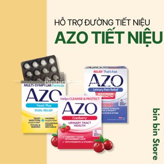 [Có che tên] Viên uống AZO đỏ Cranberry vàng Yeast Plus hỗ trợ sức khỏe đường tiết niệu nhập mỹ Date 2025-2026