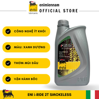 (HCM) Nhớt 2 thì không khói, eni 2T SML, chuẩn chất lượng châu Âu