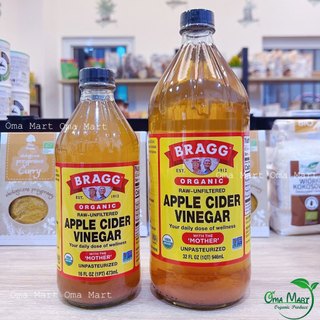 [ Tặng quà Hot ] Giấm Táo Hữu Cơ Bragg - Nhập chính ngạch