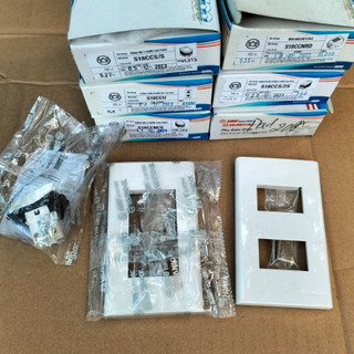 Mặt ổ điện ,hạt công tắc , hạt ổ cắm, đèn báo sino model s18cc
