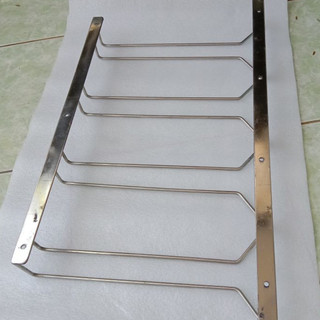 Khung treo ly 4 hàng ly và 5 hàng ly .inox 201.