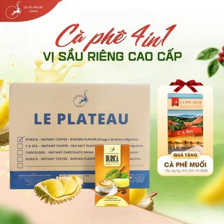 1 Thùng Cà Phê Sầu Riêng, Cà Phê Loại ĐẶC BIỆT THƠM NGON TIỆN LỢI - DURICA - LE PLATEAU COFFEE