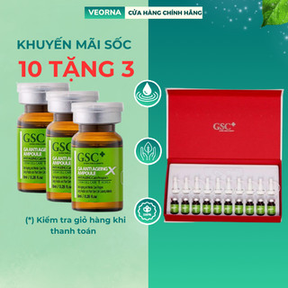 Tế bào gốc làm đầy sẹo gsc ga anti ageing ampoule - hộp 10 ống x 8ml