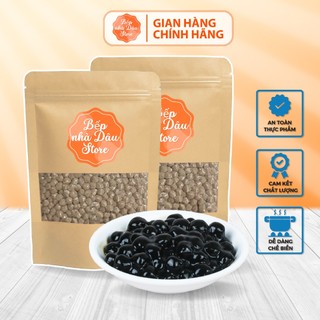 Trân châu đen 200g dùng pha trà sữa trân châu , tàu hũ trân châu , sữa tươi trân châu đường đen