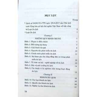 Sách - Luật Du Lịch (Hiện Hành)