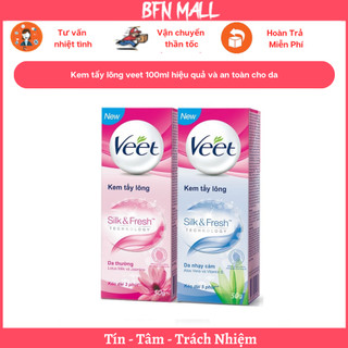 Kem tẩy lông veet 100ml hiệu quả và an toàn cho da