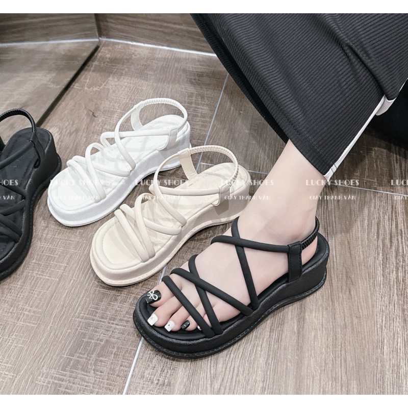 SANDAL Nữ Quai chéo CHÉO phồng(S0014)