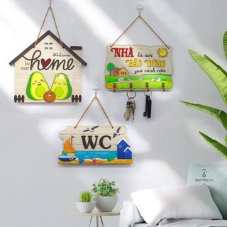 Combo 3/6/9 bảng gỗ decor trang trí nhà cửa - được chọn mẫu
