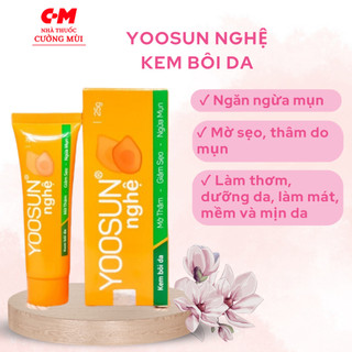 Kem Dưỡng Da YOOSUN Nghệ 25g/1 Tuýp, Giúp làm Dịu Da, Ngừa Sẹo, Ngăn Ngừa Mụn, Xóa Thâm, Hỗ Trợ Làm Mịn Da.