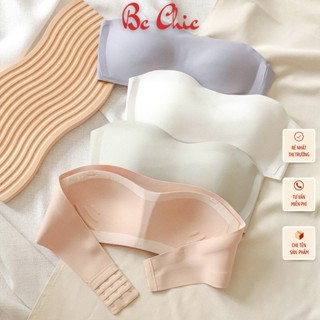 Áo Lót Nữ Su Quả Ngang Nâng Ngực Không Gọng Chống Tụt Tạo Khe Cao Cấp 4033 BC_CHIC LINGERIE