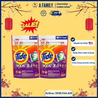 Viên Giặt Tide Pods 3in1 39 Viên 971gr - Hàng Mỹ Chính Hãng