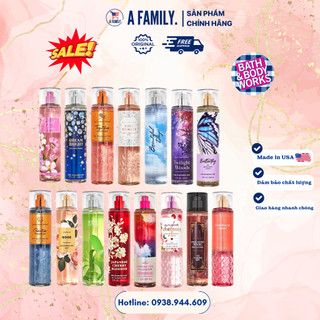 ( Hàng Nhập Khẩu Chính Hãng) Xịt Thơm Toàn Thân Body Mist Bath & Body Works 236ml - Mẫu Mới