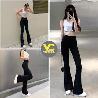 Quần Legging Nữ Cạp Cao chất umi hàn cao cấp co dãn 4 chiều