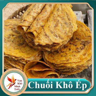 500gr chuối xiêm sấy dẻo ép miếng hương vị ngọt dịu vừa thơm ngọt tự nhiên- vựa khô minh triết
