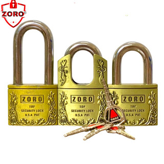 Ổ khoá cửa zoro bông chìa tròn chống chìa vạn năng 6 phân thép hardened ngăn ngừa gỉ cao cấp