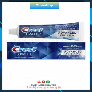 Kem Đánh Răng Crest 3D White Advanced Whitening 147g