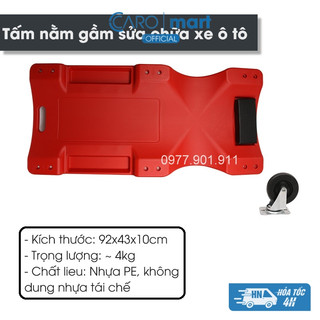 Xe chui gầm xe ô tô, ván nằm sửa chữa ô tô 6 bánh chịu lực, tấm trượt chui gầm xe ôtô có đèn LED