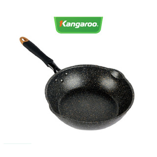 Chảo nhôm chống dính vân đá Kangaroo KG662 - Hàng Chính Hãng