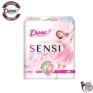 Băng vệ sinh diana sensi siêu mỏng có cánh - 8 miếng