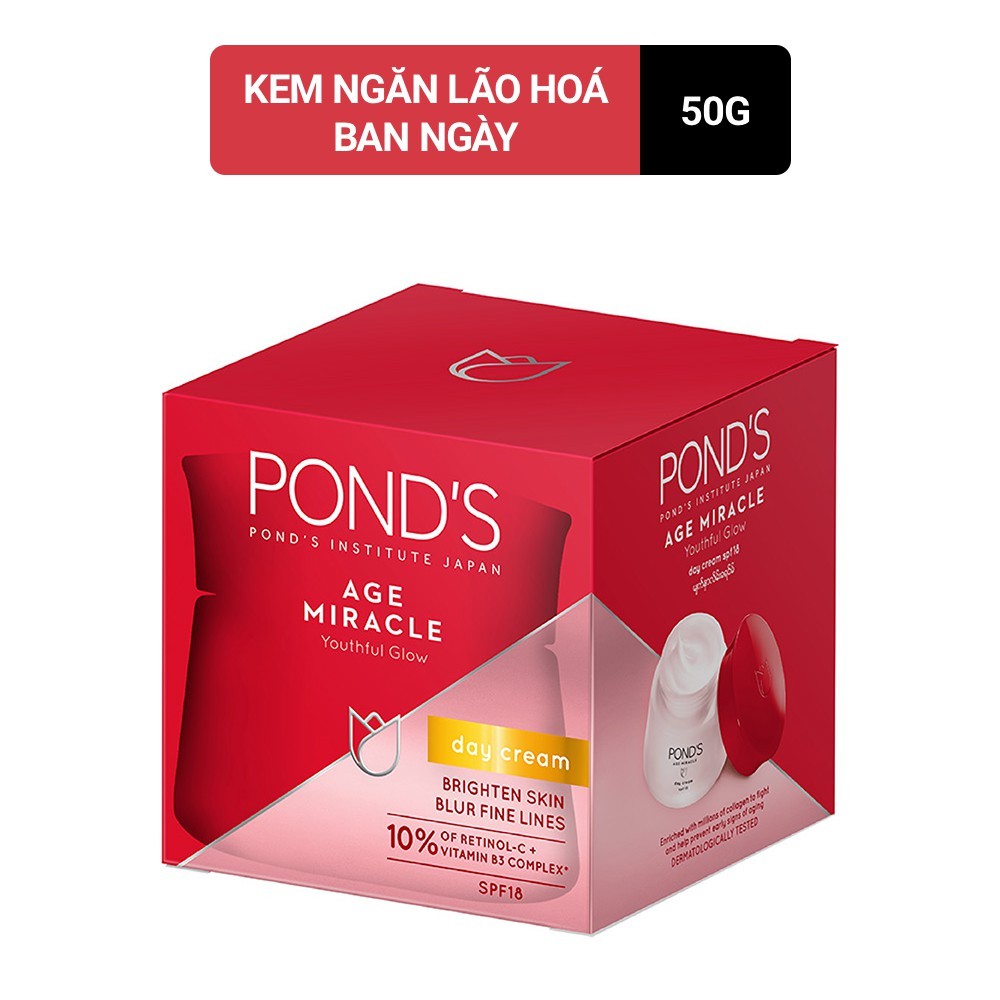 Kem Ponds Age Miracle Dưỡng Trắng Da Ngừa Lão Hóa Ban Ngày