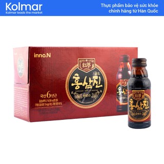 [Kolmar]TPBVSK Hộp 10 chai nước hồng sâm HONGSAMJIN GOLD hỗ trợ tăng cường sức khỏe 100ml