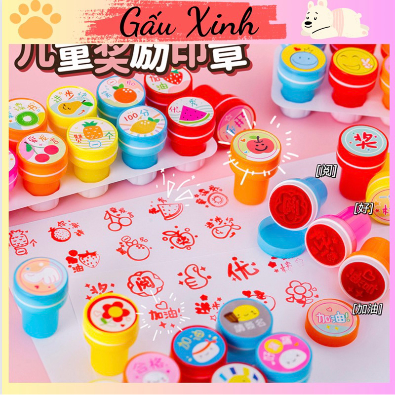 Con dấu nhiều hình khích lệ