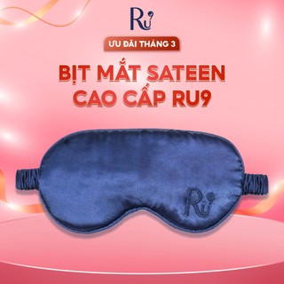 Bộ Bịt Mắt Cao Cấp Ru9 - Chất Liệu Sateen Sang Trọng, Thoáng Mát | Giúp Thoải Mái Dễ Ngủ | Bao Gồm 2 Set