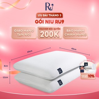 Gối Niu Cao Cấp Ru9 - Công Nghệ Đột Phá Graphene Foam | Chất Liệu Foam Mềm Mại | Nâng Đỡ Đốt Sống Cổ | Chống Đau Vai Gáy