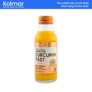 [Kolmar]TPBVSK nước tinh nghệ Nano Curcumin Fast hỗ trợ bảo vệ và tăng cường chức năng dạ dày 100ml