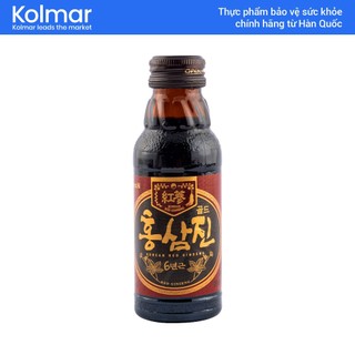 [Kolmar]TPBVSK nước hồng sâm HONGSAMJIN GOLD hỗ trợ tăng cường sức đề kháng và bồi bổ cơ thể 100ml