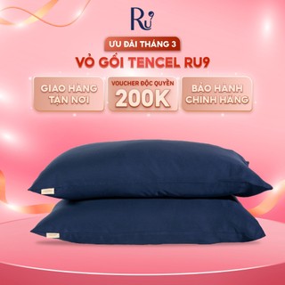 Bộ Vỏ Gối Nằm Tencel Cao Cấp Ru9 - Nhiều Kích Thước - Mềm Mại, Thoáng Khí, Chống Khuẩn, Bền Bỉ - 9 Màu