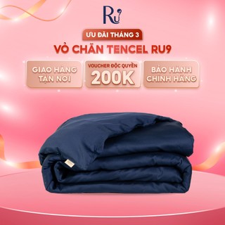 Vỏ Chăn Tencel Cao Cấp Ru9 -  Nhiều Kích Thước - Mềm Mại, Thoáng Khí, Chống Khuẩn, Bền Bỉ - 9 màu