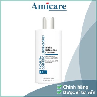 FCL Sữa Rửa Mặt Làm Sạch Bụi Bẩn, Giảm Mụn Phục Hồi Da Dành Cho Da Dầu Mụn Alpha Beta Acne Cleanser 200ml