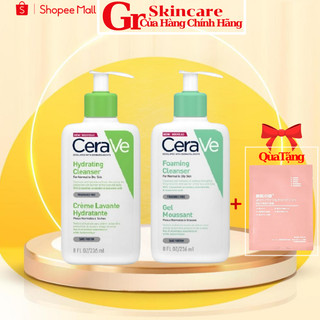 Sữa rửa mặt giúp làm sạch sâu dành cho da dầu CeraVe Foaming Cleanser 236ML
