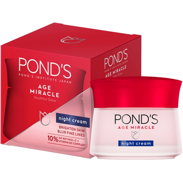 Kem Ponds Age Miracle Night Cream Ngừa Lão Hóa Ban Đêm 50g