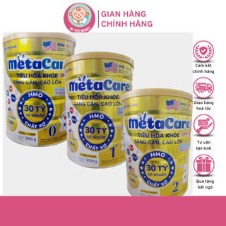 Sữa metacare opti 0 1 2 850g - hỗ trợ phát triển não bộ tiêu hóa khỏe hấp thu tốt date 2026