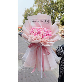 Cốt giấy Hàn cắm 20 bông sáp (Ảnh thật shop tự chụp nhé ạ)