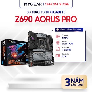 Bo mạch chủ mainboard gigabyte z690 aorus pro ddr4 wifi - chính hãng bảo hành 36 tháng