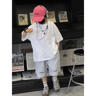 Bộ cotton tay nối bé trai