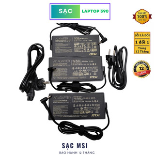 Sạc Laptop Msi Chicony GF63 20V - 6.15A / 7.5A / 9.0A Chân Kim To 6.0x3.7mm - Nhỏ 4.5x3.0mm - Thường 5.5x2.5mm
