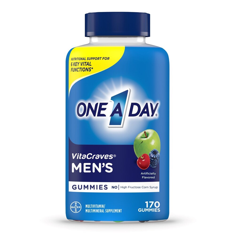 Kẹo dẻo cho nam One A Day Men's Multivitamin Gummies 170 viên