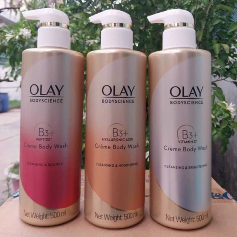 SỮA TẮM DƯỠNG TRẮNG DA OLAY BODY CLEANSER 500ML - VITAMIN THÁI LAN