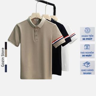 Áo thể thao nam GOZIN.STORE chất vải cá sấu cotton đem lại sự thoáng mát phù hợp với mọi vóc dáng cơ thể