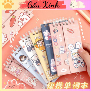 Sổ ghi chép học từ vựng nhiều hình dễ thương