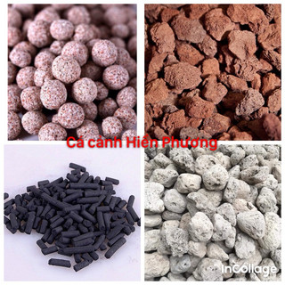 1KG - Combo 4 loại vật liệu lọc Chất lượng cao cho hồ cá, hồ thủy sinh