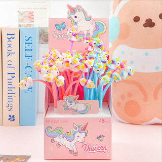 Bút silicon lúc lắc ngựa thần unicorn BLL6 hoạt hình dễ thương kute viết gel